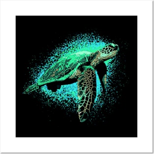 Sea Turtle Posters and Art